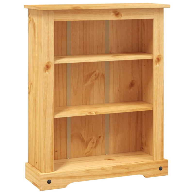 Boekenkast grenenhout met 3 planken Corona-stijl 81x29x100 cm MeubelReus