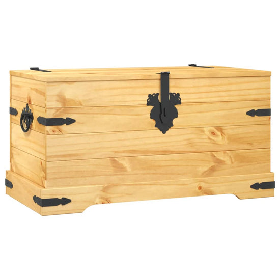 Opbergkist Mexicaans grenenhout Corona-stijl 91x49,5x47 cm MeubelReus