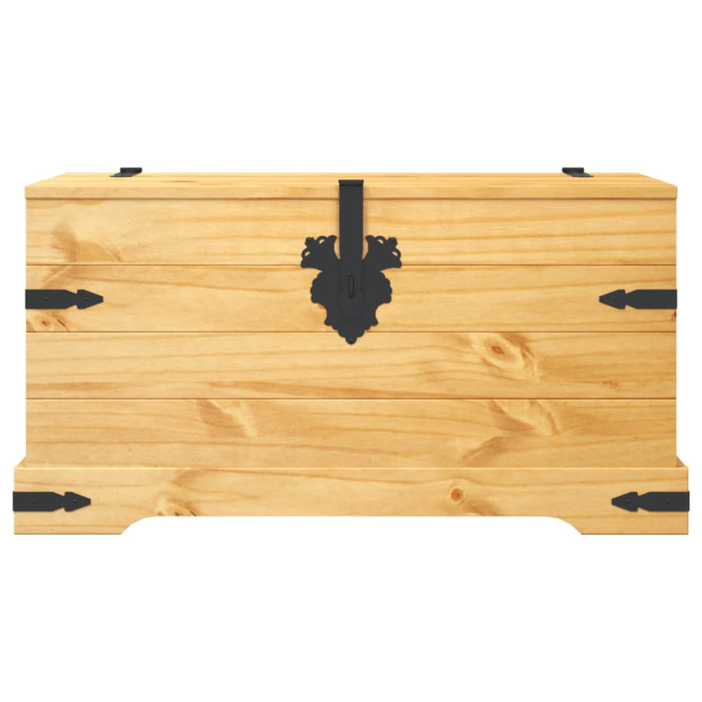 Opbergkist Mexicaans grenenhout Corona-stijl 91x49,5x47 cm MeubelReus