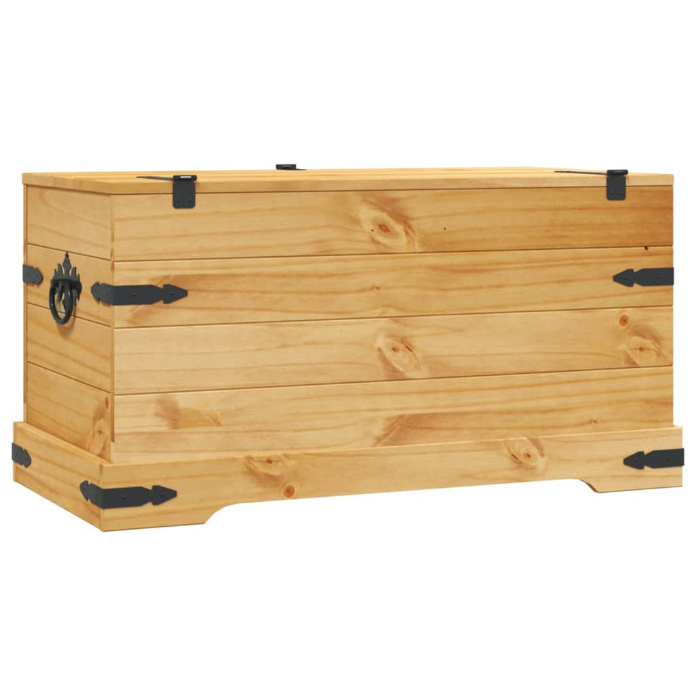 Opbergkist Mexicaans grenenhout Corona-stijl 91x49,5x47 cm MeubelReus