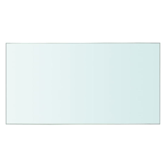Wandschap transparant 30x12 cm glas MeubelReus