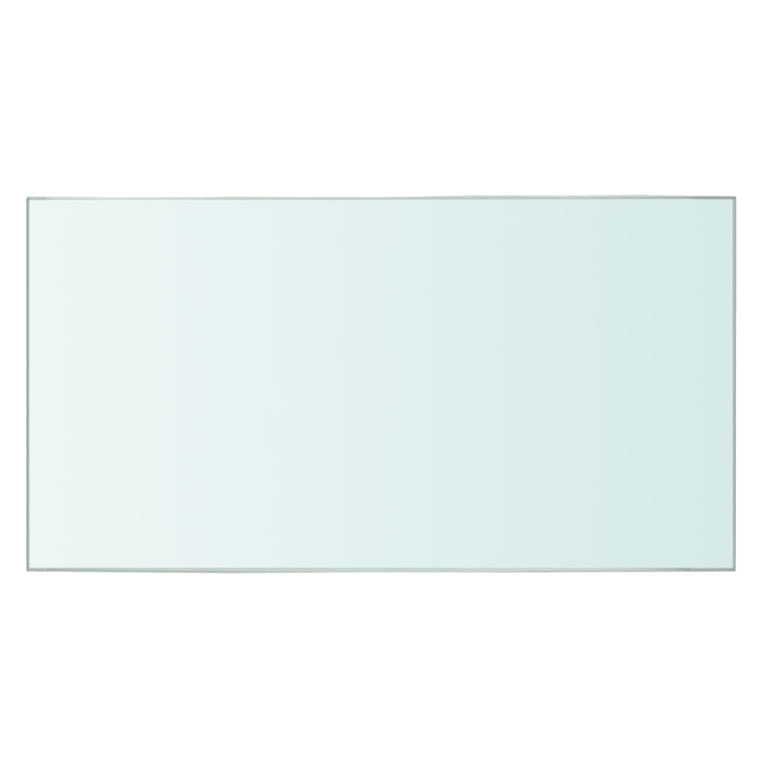Wandschap transparant 30x12 cm glas MeubelReus