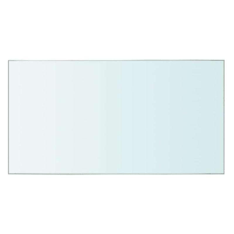Wandschap transparant 30x12 cm glas MeubelReus