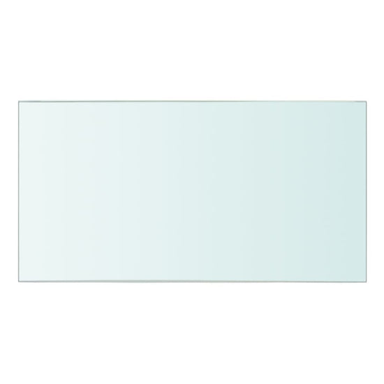 Wandschap transparant 30x15 cm glas MeubelReus