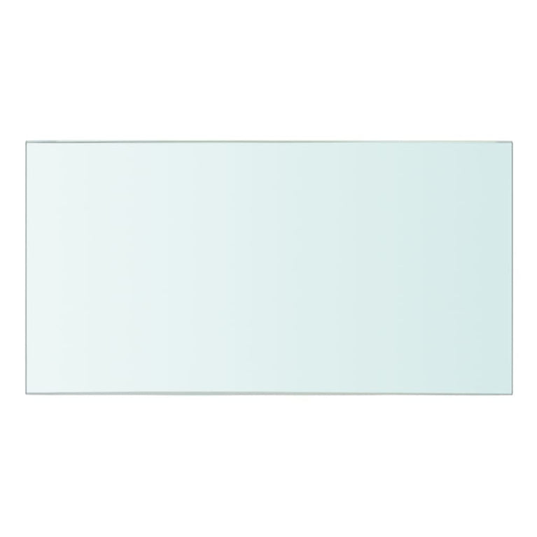 Wandschap transparant 30x15 cm glas MeubelReus