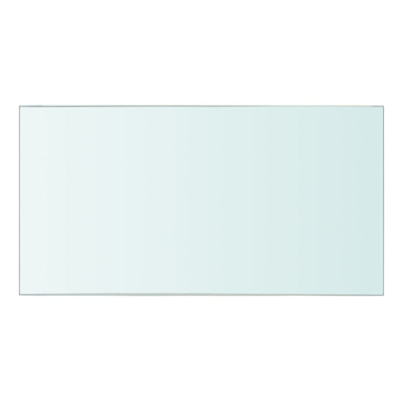 Wandschap transparant 30x15 cm glas MeubelReus