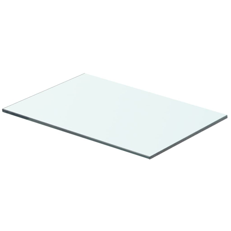 Wandschap transparant 40x20 cm glas MeubelReus