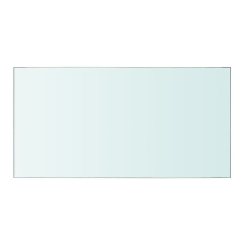 Wandschap transparant 40x20 cm glas MeubelReus