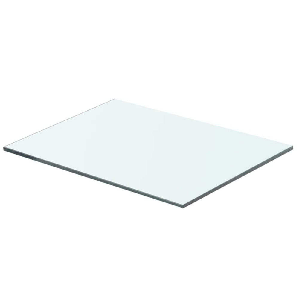 Wandschap transparant 40x25 cm glas MeubelReus