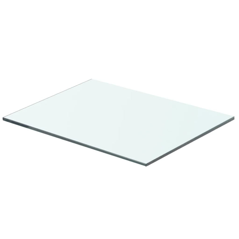 Wandschap transparant 40x25 cm glas MeubelReus