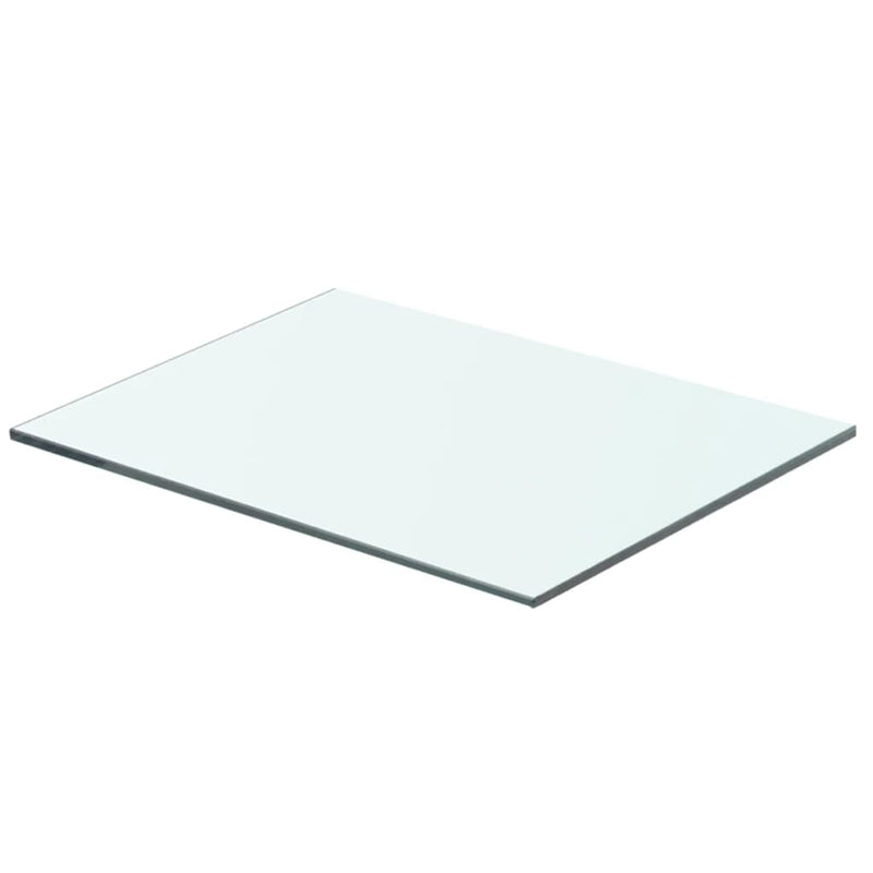 Wandschap transparant 40x25 cm glas MeubelReus