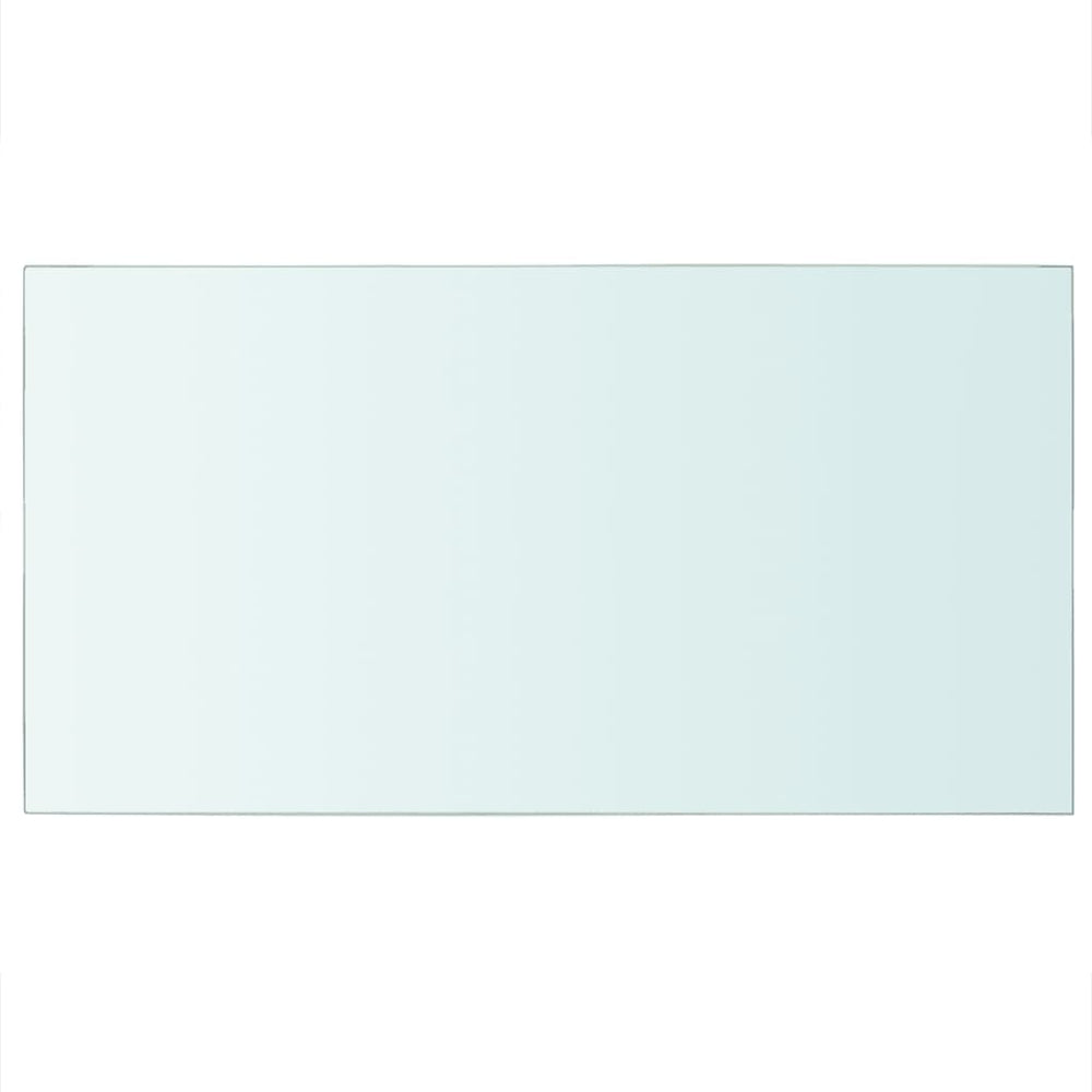 Wandschap transparant 40x25 cm glas MeubelReus