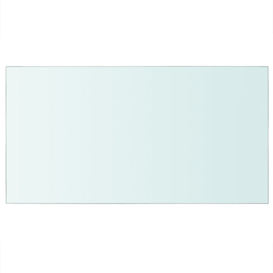 Wandschap transparant 40x25 cm glas MeubelReus