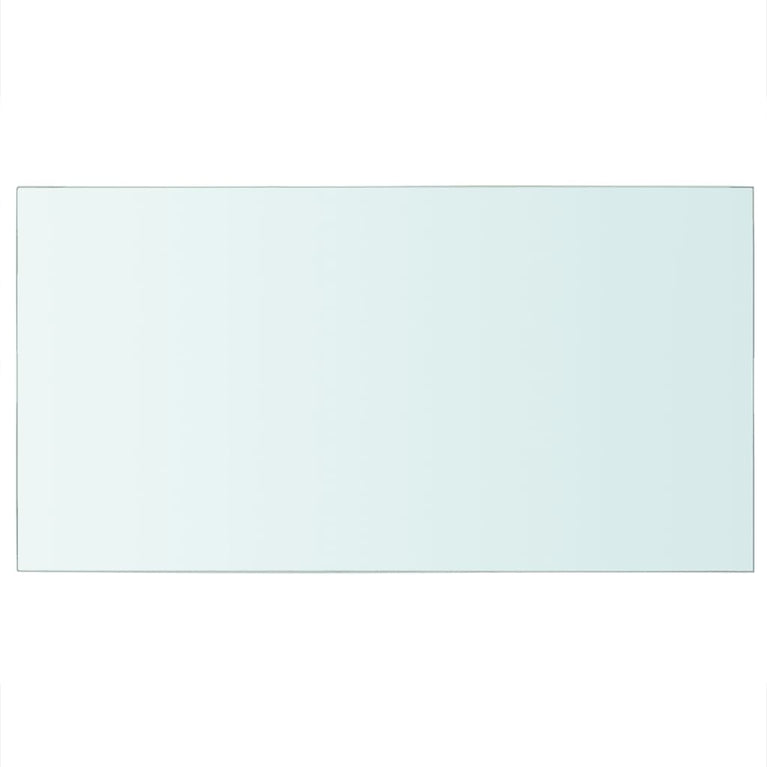 Wandschap transparant 40x25 cm glas MeubelReus