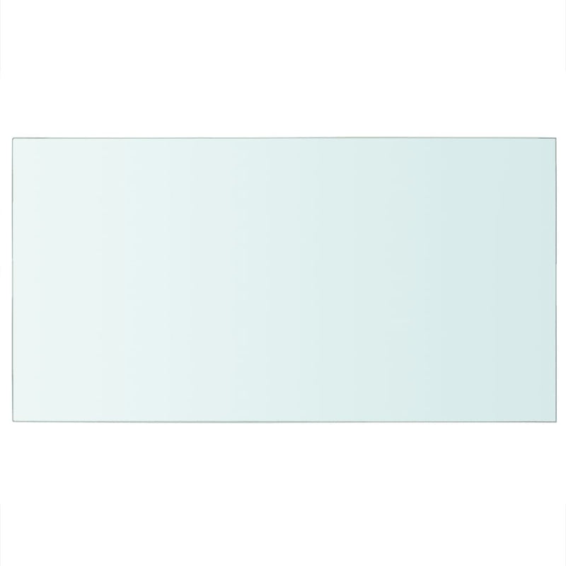Wandschap transparant 40x25 cm glas MeubelReus