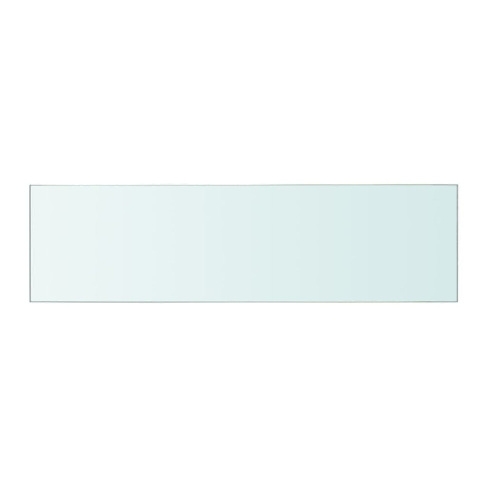 Wandschap transparant 50x12 cm glas MeubelReus