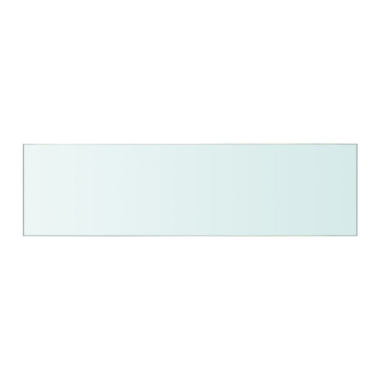 Wandschap transparant 50x12 cm glas MeubelReus