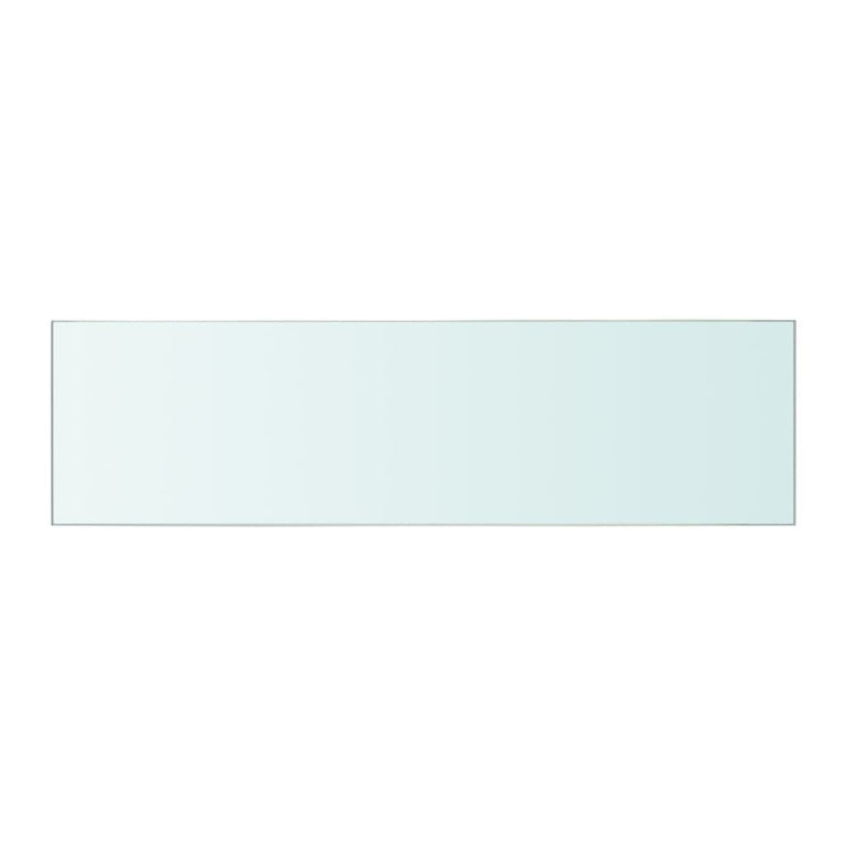 Wandschap transparant 50x12 cm glas MeubelReus