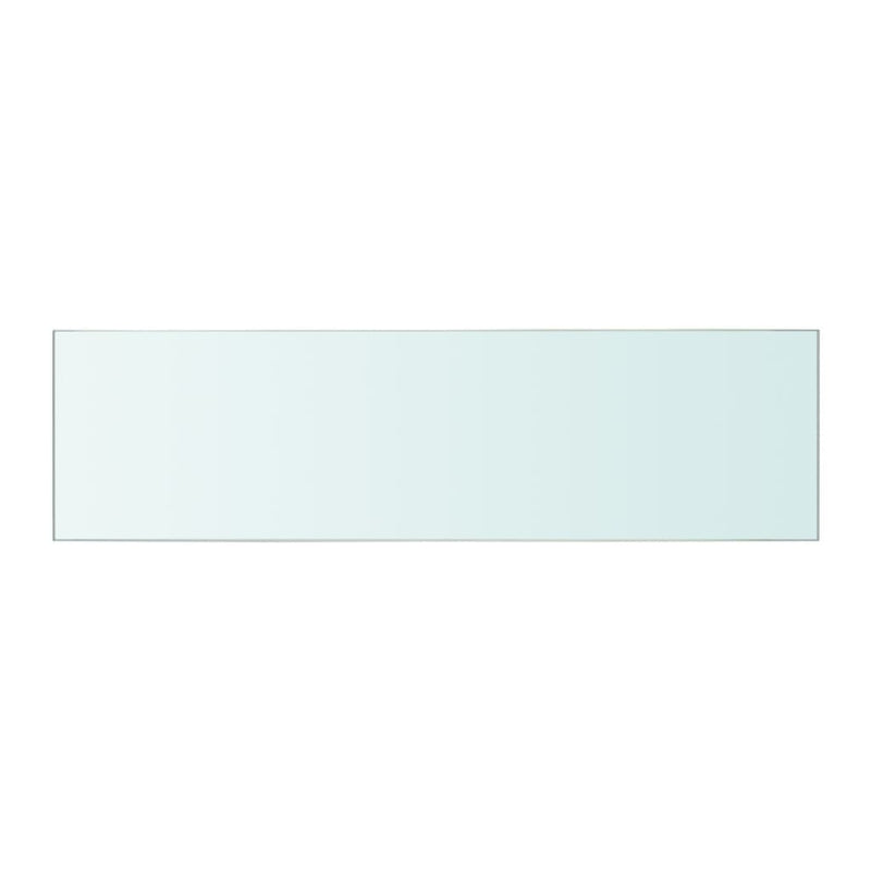 Wandschap transparant 50x12 cm glas MeubelReus