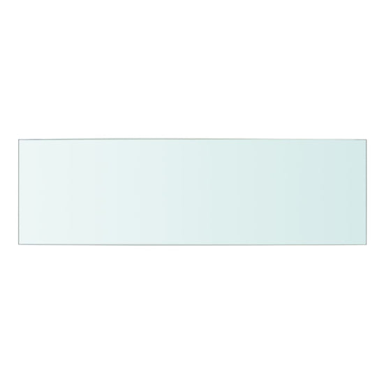 Wandschap transparant 50x15 cm glas MeubelReus