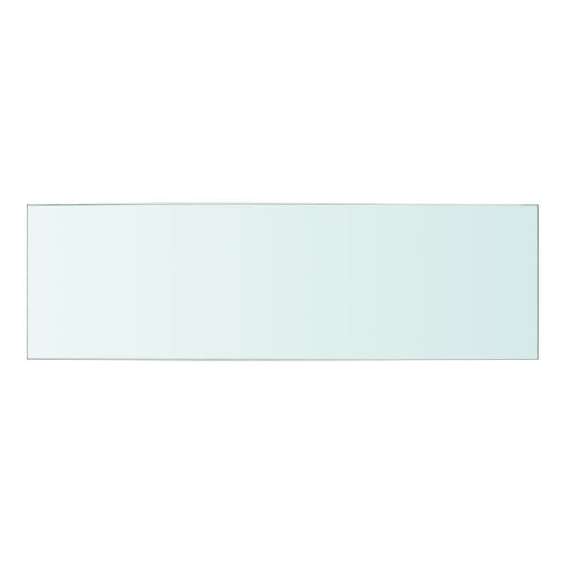 Wandschap transparant 50x15 cm glas MeubelReus