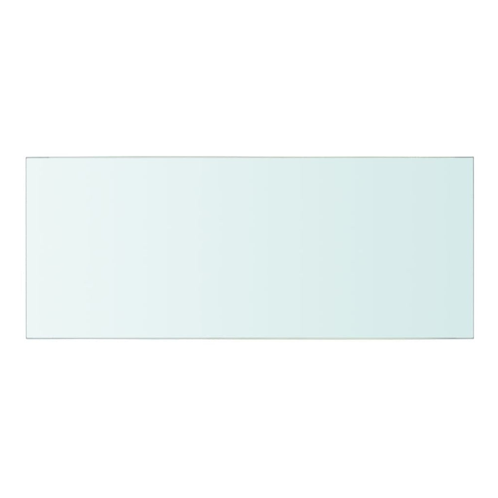 Wandschap transparant 50x20 cm glas MeubelReus