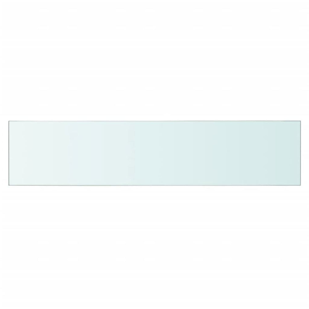 Wandschap transparant 60x12 cm glas MeubelReus