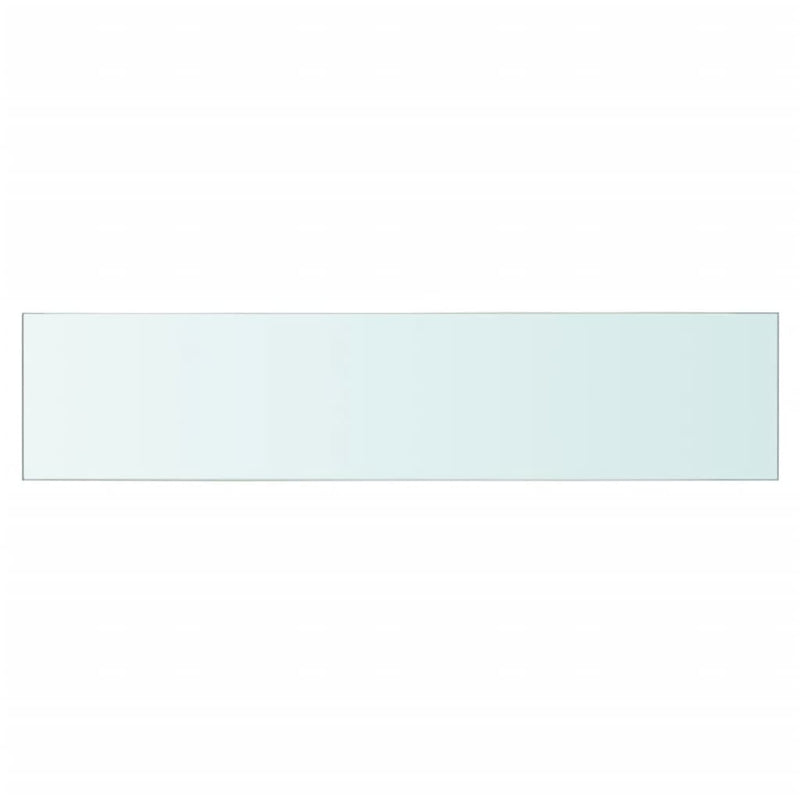 Wandschap transparant 60x12 cm glas MeubelReus