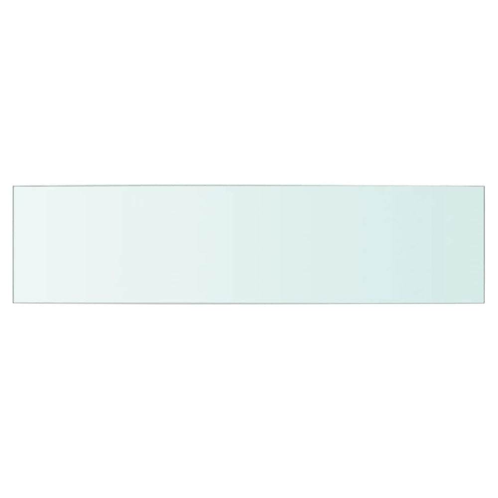 Wandschap transparant 60x15 cm glas MeubelReus