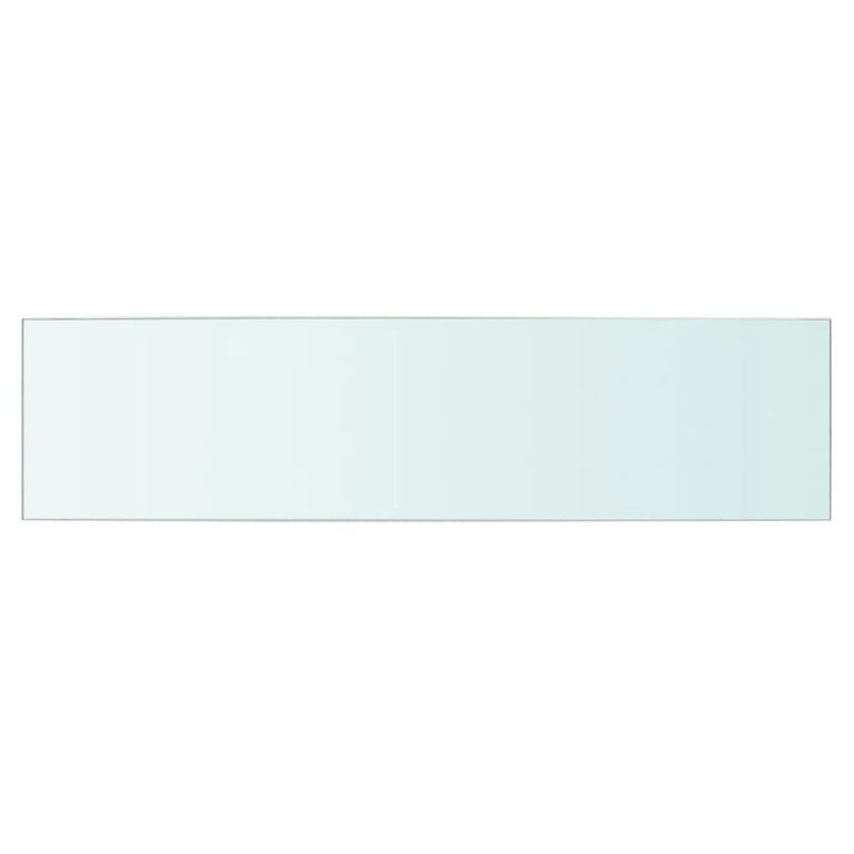 Wandschap transparant 60x15 cm glas MeubelReus