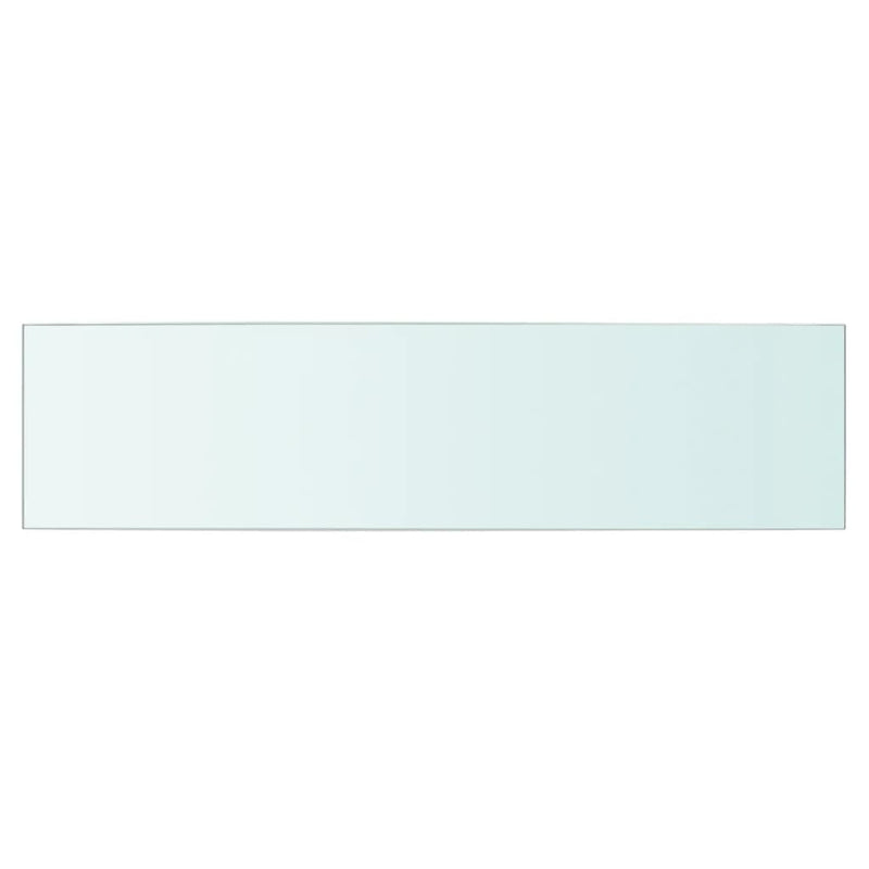 Wandschap transparant 60x15 cm glas MeubelReus