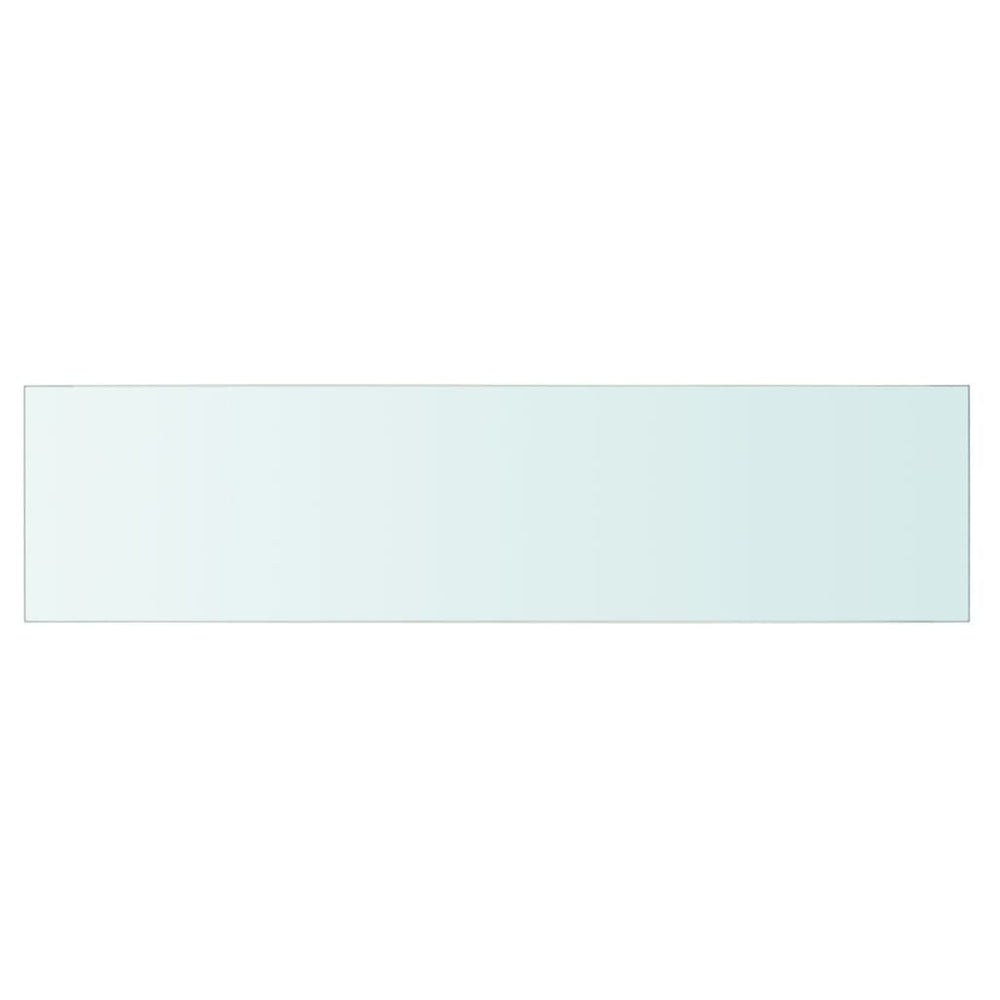 Wandschap transparant 80x20 cm glas MeubelReus