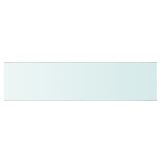 Wandschap transparant 80x20 cm glas MeubelReus