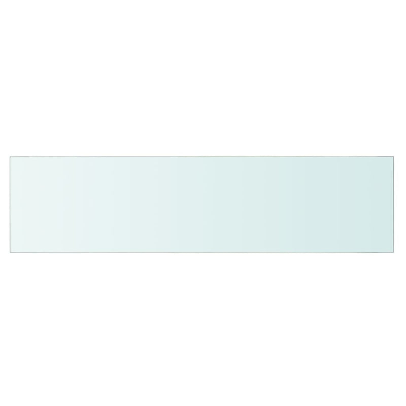 Wandschap transparant 80x20 cm glas MeubelReus