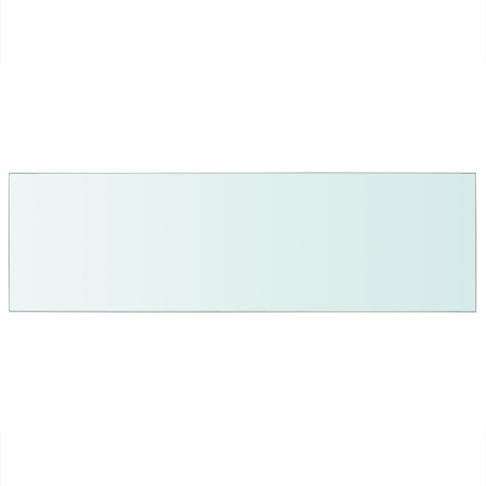 Wandschap transparant 80x25 cm glas MeubelReus