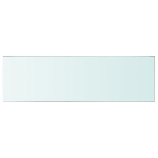 Wandschap transparant 80x25 cm glas MeubelReus