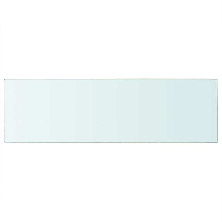 Wandschap transparant 80x25 cm glas MeubelReus