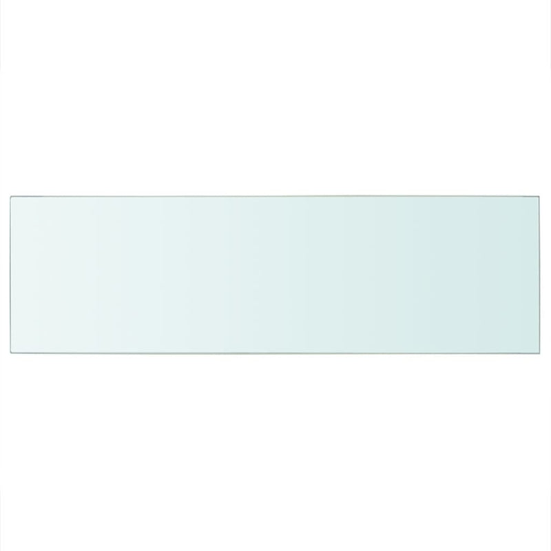 Wandschap transparant 80x25 cm glas MeubelReus