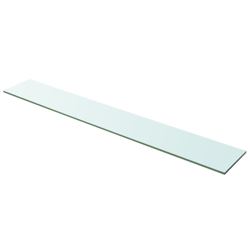 Wandschap transparant 100x15 cm glas MeubelReus