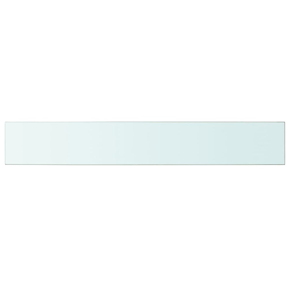 Wandschap transparant 100x15 cm glas MeubelReus