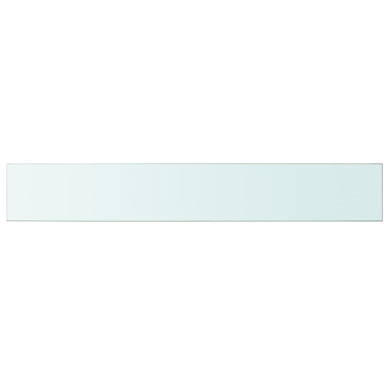 Wandschap transparant 100x15 cm glas MeubelReus