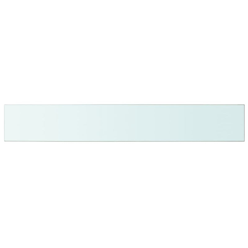 Wandschap transparant 100x15 cm glas MeubelReus