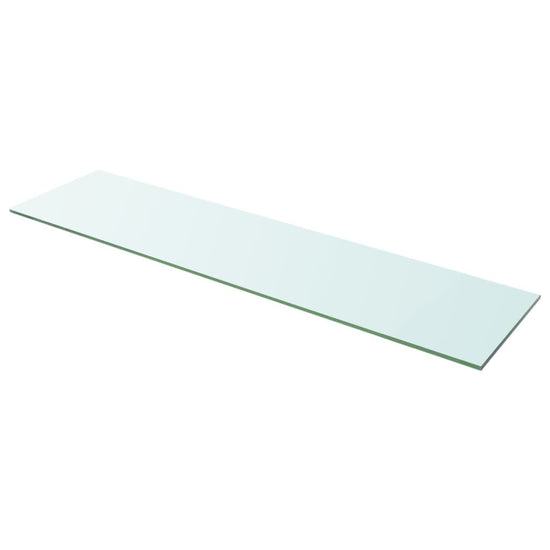 Wandschap transparant 100x25 cm glas MeubelReus