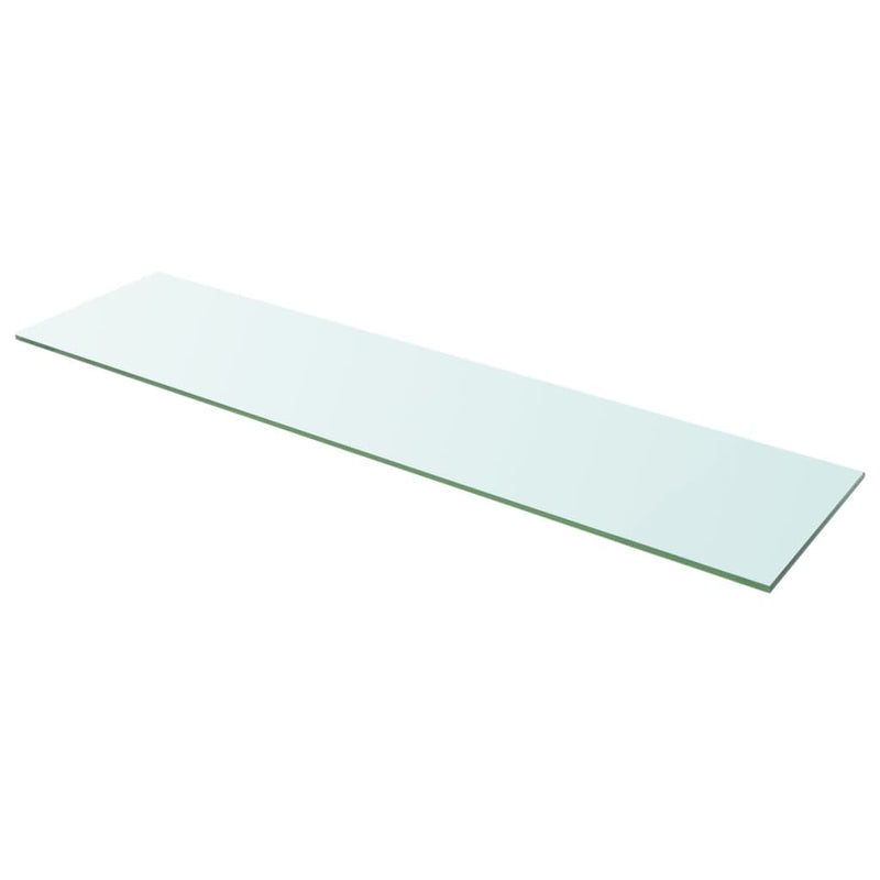 Wandschap transparant 100x25 cm glas MeubelReus