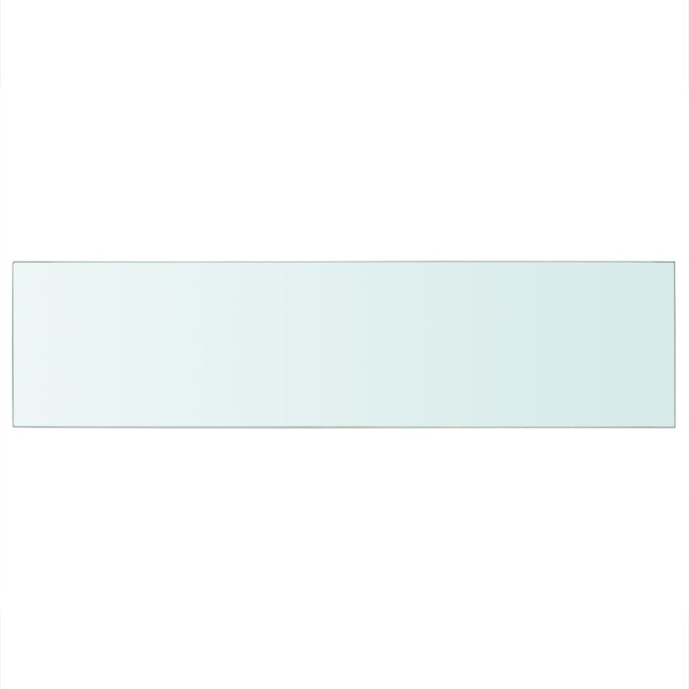Wandschap transparant 100x25 cm glas MeubelReus