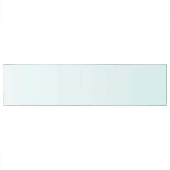 Wandschap transparant 100x25 cm glas MeubelReus