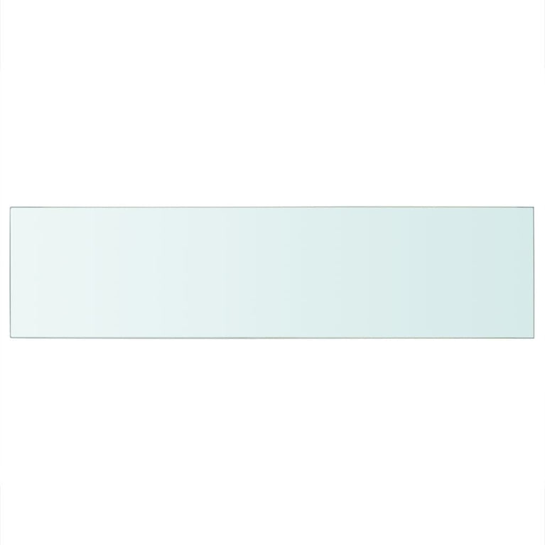 Wandschap transparant 100x25 cm glas MeubelReus