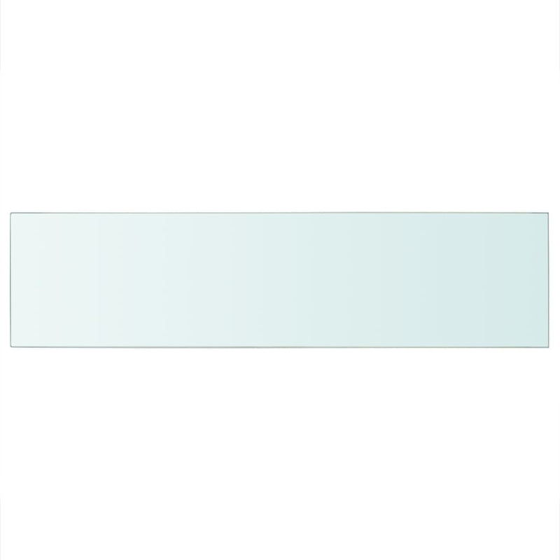 Wandschap transparant 100x25 cm glas MeubelReus