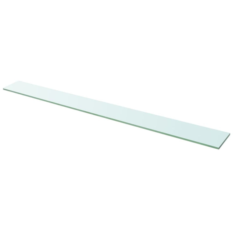 Wandschap transparant 110x12 cm glas MeubelReus