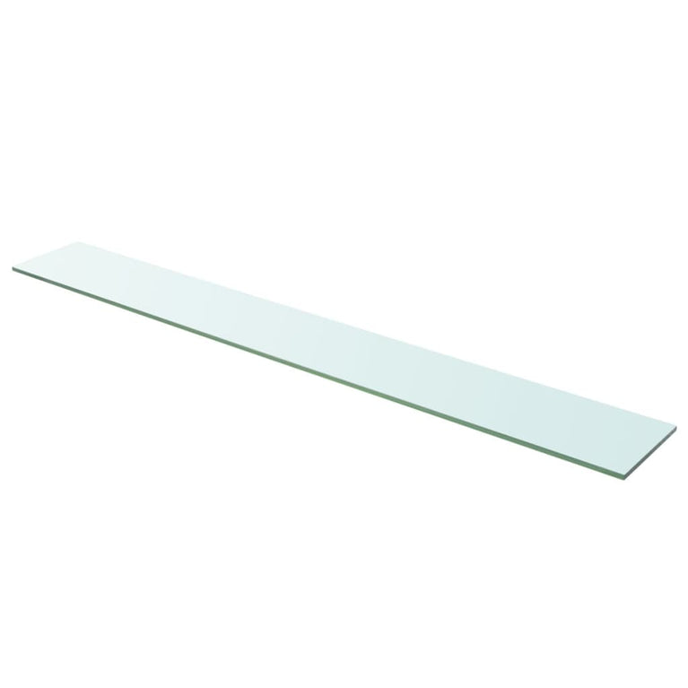 Wandschap transparant 110x15 cm glas MeubelReus